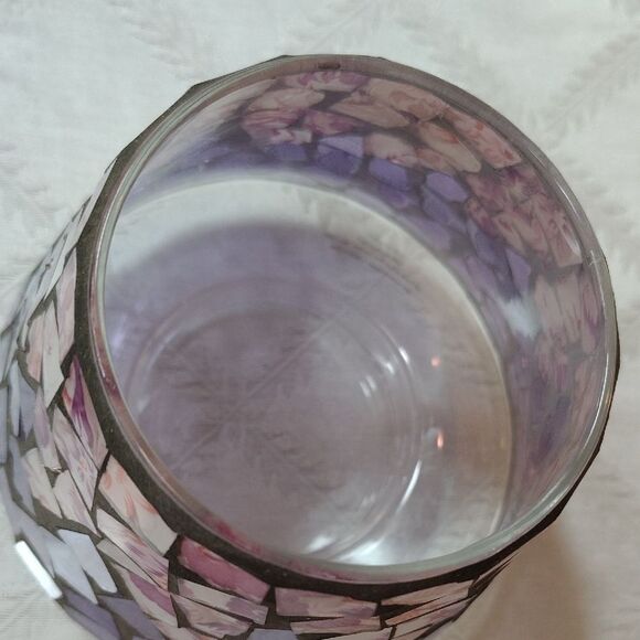 Purple Glass Candle Shade. Y1 - Picture 7 of 9